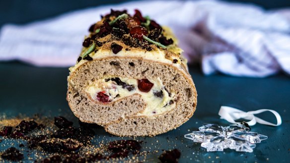 A Christmassy spin on roulade.