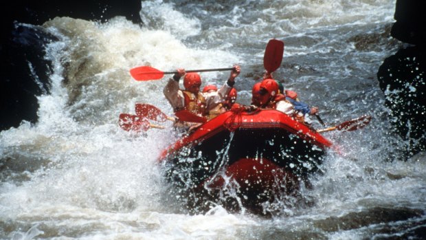 A file picture of the swiftly running Nymboida River.