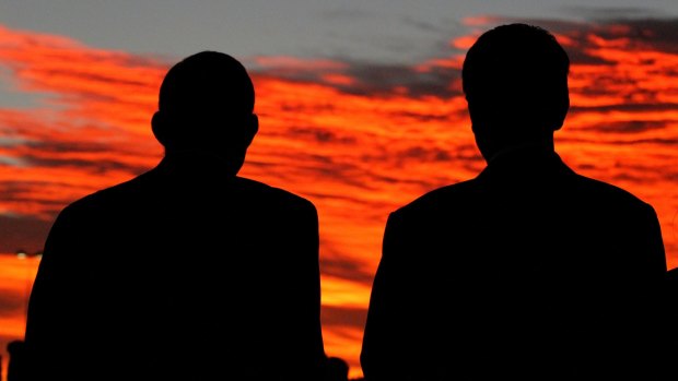 Tony Abbott and Bill Shorten attended a dawn vigil for Andrew Chan and Myuran Sukumaran yesterday. 