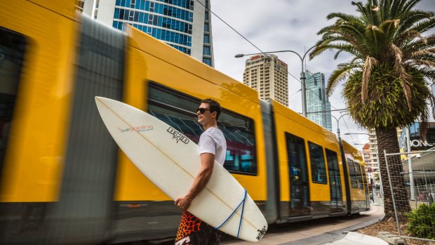 Five million light rail commuter since July 2014 on the Gold Coast.