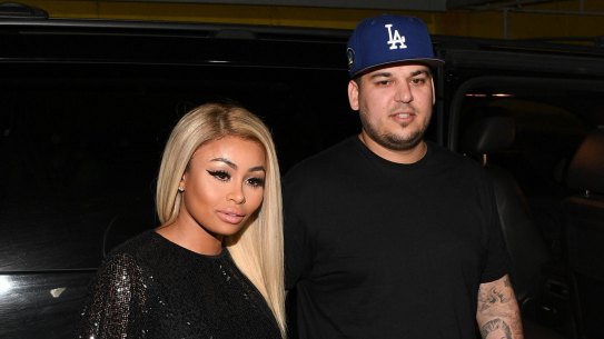 A soured relationship: Blac Chyna and Rob Kardashian in 2016.