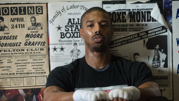 Michael B. Jordan in <i>Creed</i>.