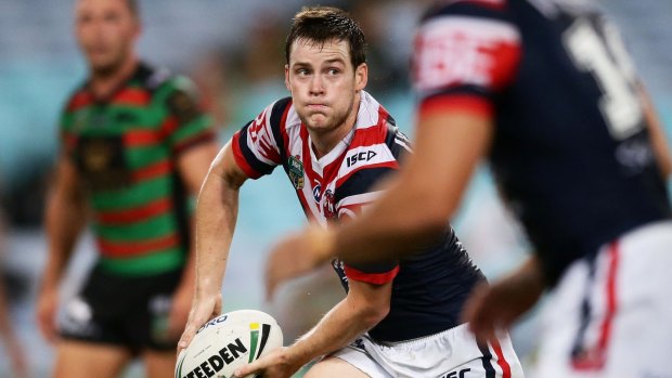 Moving on: Luke Keary set up a try in his first game against his old club.