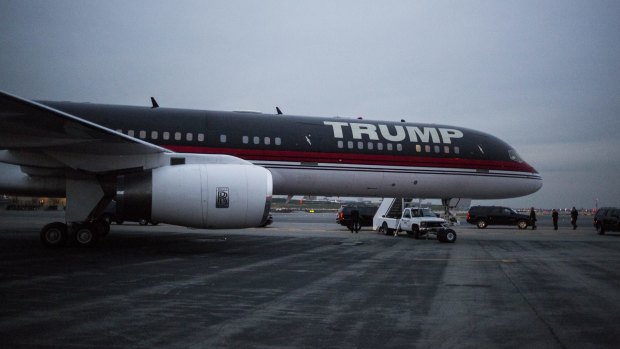 Donald Trump's private plane. 