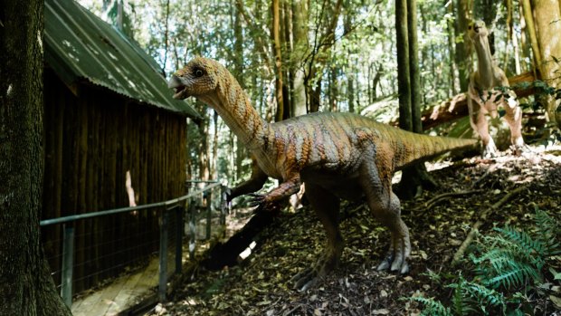 The Jurassic Park-type landscape will soon feature animatronic dinosaurs.
