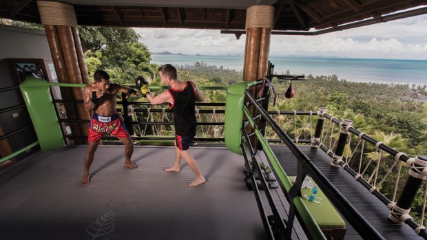 Four Seasons has its own fully-equipped Muay Thai boxing ring for seaside lessons and work-outs.