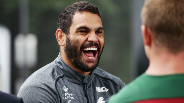 Souths fullback Greg Inglis may be moved to five-eighth in the future.