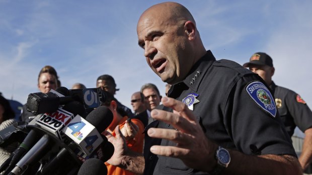 San Bernardino Police Chief Jarrod Burguan led the "spectacular" response to the mass shooting.