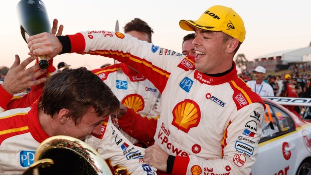 Series leader: Scott McLaughlin is reuniting with Alex Premat – his 2014 co-driver at Gary Rogers Motorsport – for the Sandown 500.