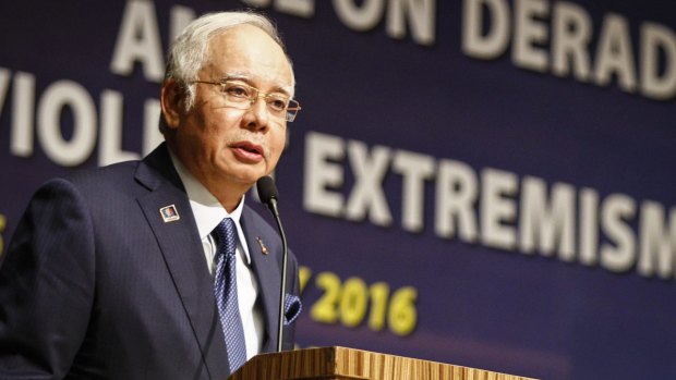 Under fire: Malaysian Prime Minister Najib Razak faces ongoing corruption allegations.
