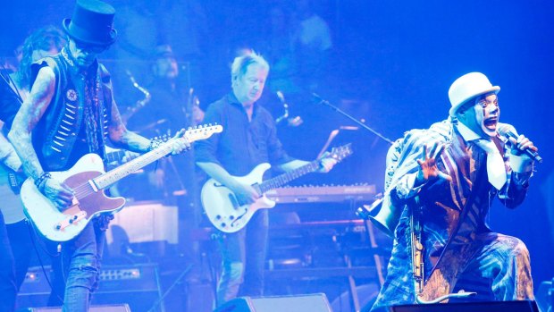 Angelo Moore bringing the vivid and the lurid to Celebrating David Bowie at the Sydney Opera House.