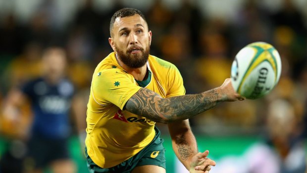 Ankle injury: Quade Cooper didn't train this week, but may well play.
