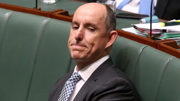 Coalition MP Stuart Robert's links to the company have come under scrutiny.