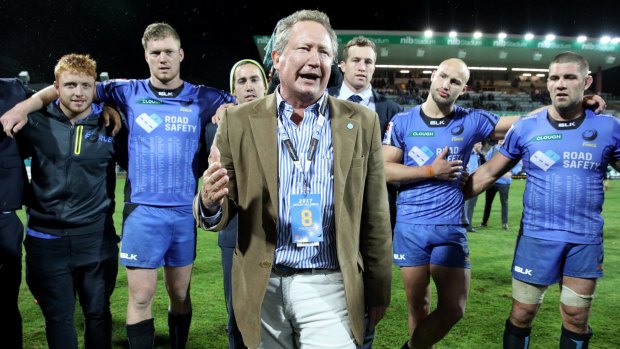 Andrew Forrest had vowed to save the Western Force, but the ARU has cut the team.