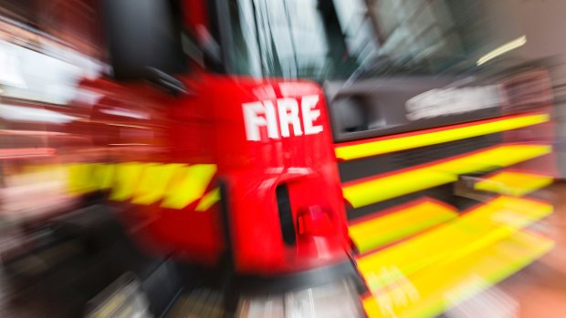 Firefighters are battling a blaze at a recycling plant in Laverton North.
