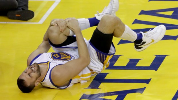 Sickener: Bogut's NBA finals series is over - and his Rio dream is in serious jeopardy.