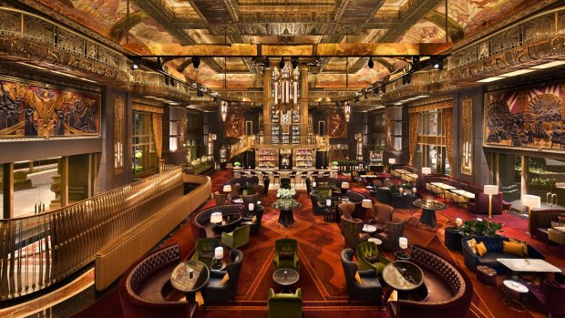 Jazz Age meets Gotham City meets 1920s Paris at Singapore's Atlas Bar.