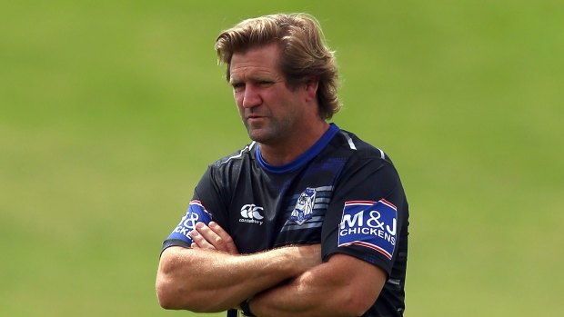 Coach Des Hasler's fate will be decided today. 