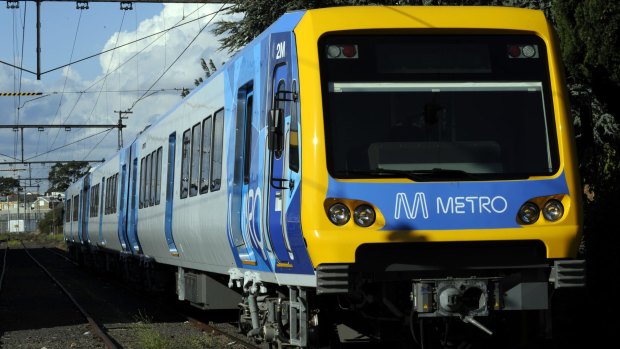 A person has been hit by a train in between Flagstaff and Southern Cross station.