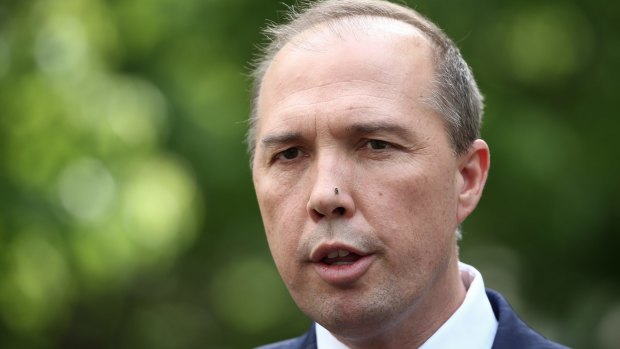 Immigration Minister Peter Dutton.