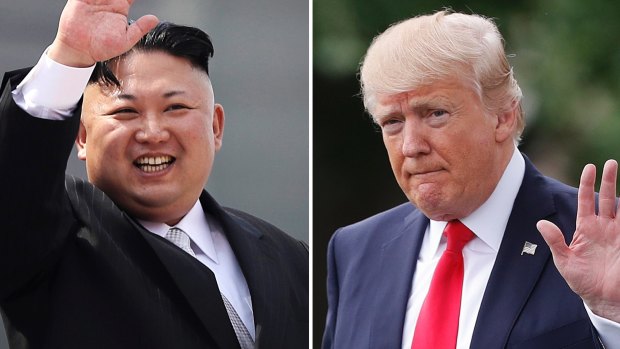 North Korean leader Kim Jong-un and US President Donald Trump.