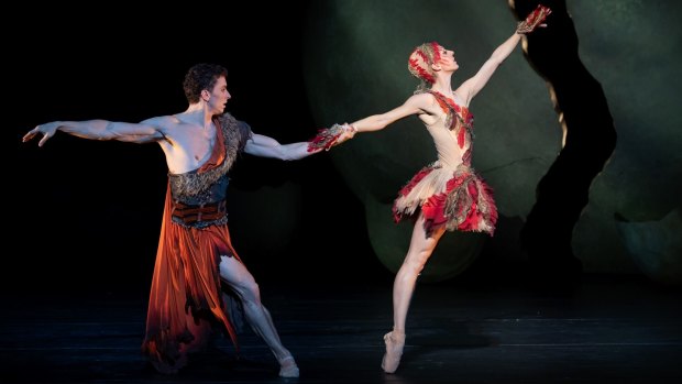 Kevin Jackson and Lana Jones in Firebird during Murphy at the Sydney Opera House.