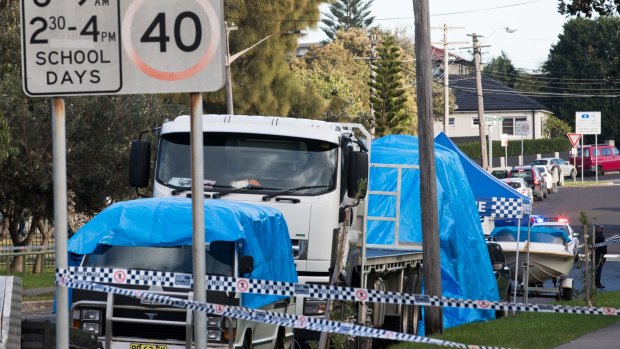 Police are investigating the death of a man near an eastern suburbs primary school.
