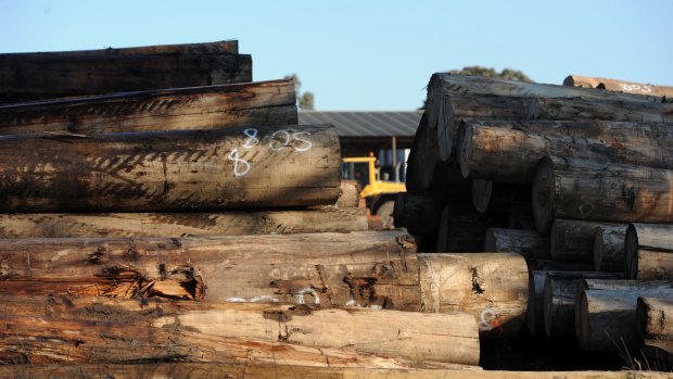 The timber mill at Heyfield.