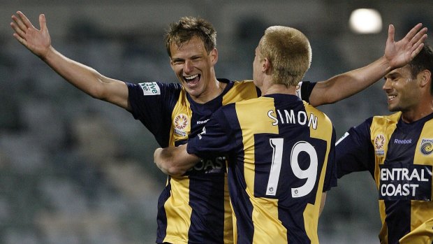 The Central Coast Mariners could return to Canberra Stadium to play A-League games. Socceroos centre-back Alex Wilkinson in Canberra in 2009.
