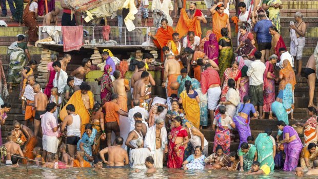 Varanasi, the ancient Hindu holy city suffers from poor sanitation and chronic traffic congestion.