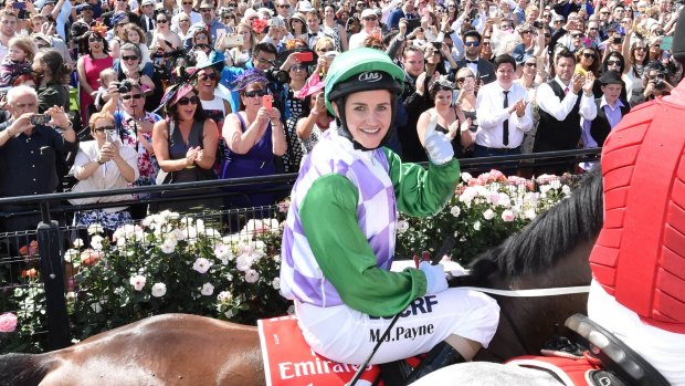 Michelle Payne described horse racing as a "chauvinistic" sport.