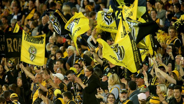 More than 90,000 Richmond fans are expected in a sell-out preliminary final against GWS on Saturday. 