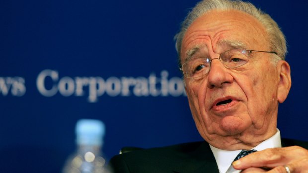 News Corporation chairman Rupert Murdoch. Real estate accounted for almost 40 per cent of the company's earnings this year.