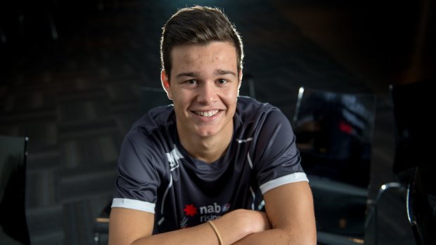 Now a Blue: Carlton recruit Jack Silvagni.