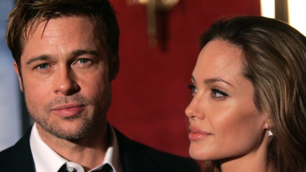 Brad Pitt and Angelina Jolie.