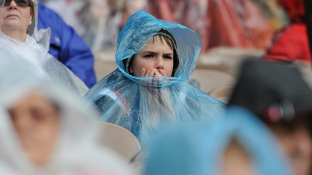 Bring your raincoat: Rain is forecast for AFL's main event.
