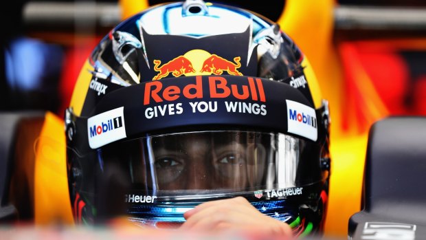 Daniel Ricciardo of Australia and Red Bull Racing prepares to drive during practice for the Monaco Formula One Grand Prix at Circuit de Monaco.