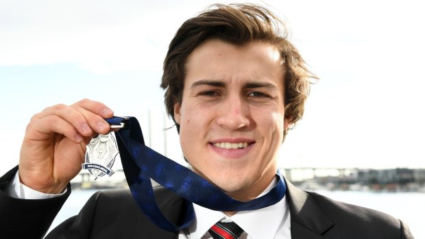 Early honours: Essendon's Andrew McGrath.