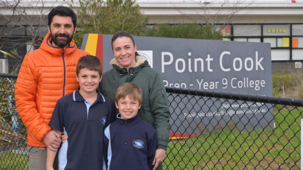 Raul Garcia and wife Cristina Fernandez, with their sons Diego and Ernesto, moved to Point Cook. 