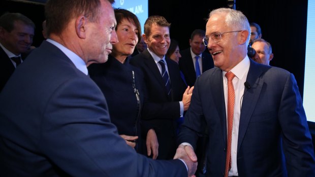 Malcolm Turnbull had to avoid mentioning the social issues that divide his supporters from that of his predecessor, Tony Abbott. 