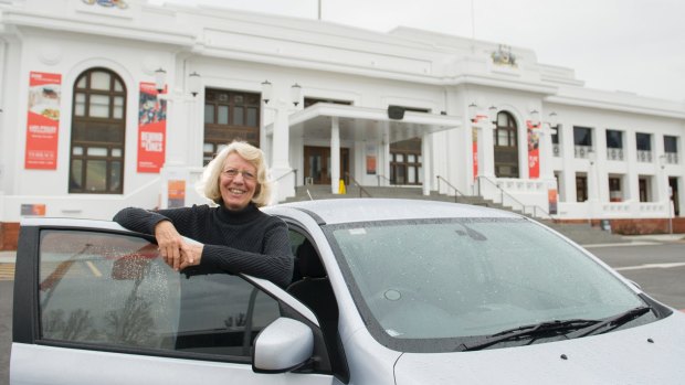 Ulli Brunnschweiler has enjoyed learning new things about Canberra as an Uber driver. 