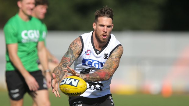 Dane Swan is looking to bounce back after a poor season.
