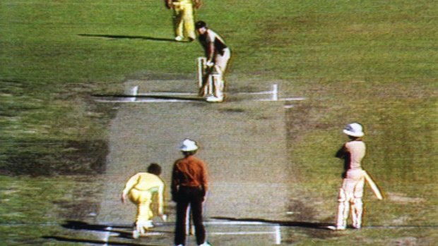 The infamous incident at the MCG on February 1, 1981. 