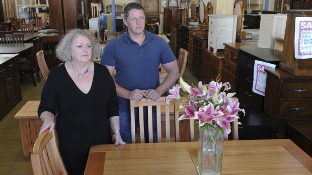 Furniture Wise owner Charmaine Lageman and manager Andrew Latta say they are already struggling.
