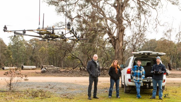 Dr Debra Saunders and her team at the ANU have teamed up with researchers from the University of Sydney to invent a world-first radio-tracking drone for wildlife