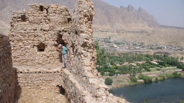Tobin Hartnell explores the ruins of an Ottoman-era barracks, near Dukan in Iraqi Kurdistan.