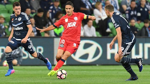 Marcelo Carrusca played under Wanderers coach Josep Gombau at Adelaide United.