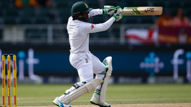 Disappointing: Temba Bavuma couldn't repeat his heroics from the second Test.