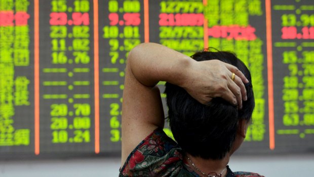 A fresh round of panic selling pushed the Shanghai index down by 6.2 per cent on Tuesday and another 4 per cent on Wednesday.