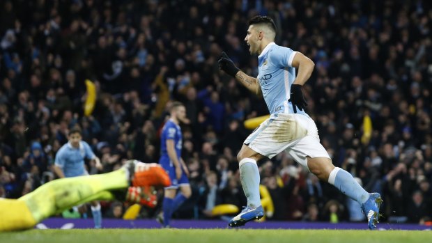 Manchester City's Sergio Aguero scored six of his side's last 10 goals against the Spurs.